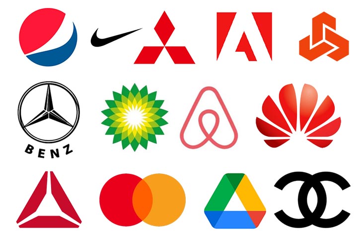 انواع لوگو - Abstract logo mark
