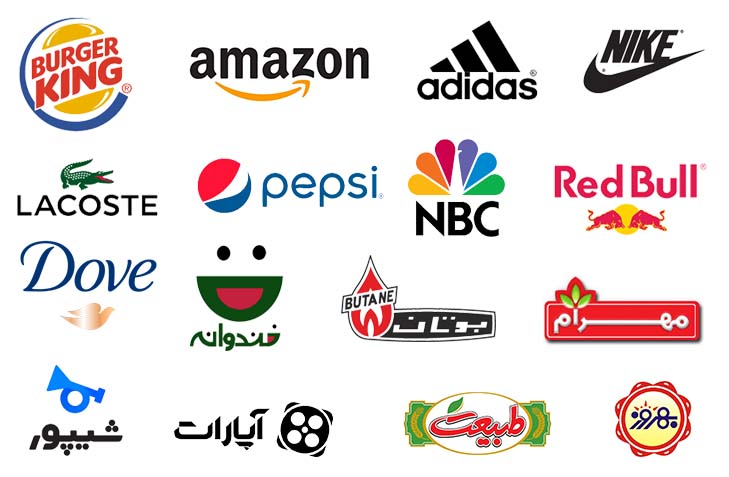 انواع لوگو - combination mark logo