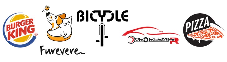 انواع لوگو - realistic logos