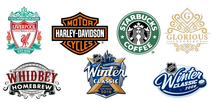 انواع لوگو - classic logos