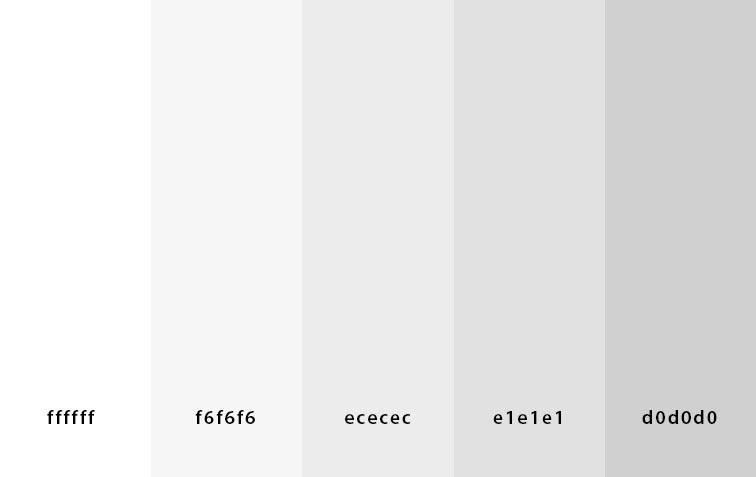 رنگ سازمانی - white color palette